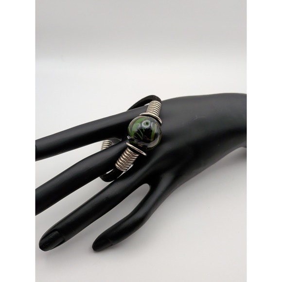 Jewelry - Rope With Silver Tones And Multicolor Bead Bracelet‎